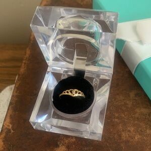 Vintage 10kt  Gold Crown Ring valentines special